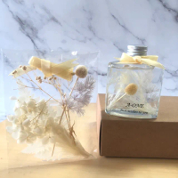 【A-ONE 匯旺】浮游花DIY材料包 安娜繡球 花材 乾燥花材 浮油花 不凋花 永生花 乾燥花花材 富貴豆 H42