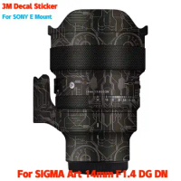 Art 14mm F1.4 DG DN Anti-Scratch Lens Sticker Protective Film Body Protector Skin For SIGMA Art 14mm F1.4 DG DN for SONY E Mount