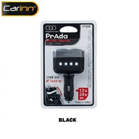Carinn PrAda Socket Spliter Lighter Mobil 2 Port 12V 24V Adaptor Soket Lighter Dual Socket Universal