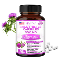 Daitea Milk Thistle 5000mg per serving contains Beetroot, Artichoke and Dandelion to support healthy