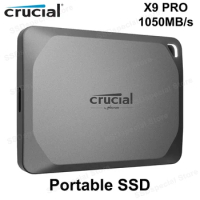 Crucial X10 Pro Portable SSD 1TB 2TB 4TB 2100MB/s with Mylio Photos Offer USB 3.2 External Solid State Drive for Desktop Laptop
