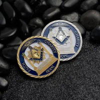 Master Mason Symbol Proud Challenge Coin for Freemason
