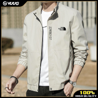 VUUG & The North Face Jake แจ็คเก็ตคอเบสบอลผู้ชายเสื้ออเนกประสงค์แฟชั่นเสื้อแจ็คเก็ตลำลองฤดูใบไม้ผลิ