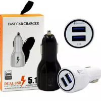 Car charger QC 3.0 Fast Rapid Adaptive Car charger 5V 3A adapter charger for iphone for samsung s9 s8 s7