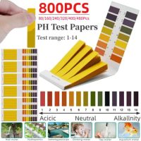 80-800Pcs Professional 1-14 PH Litmus Paper Ph Meter Indicator Test Strips Water Cosmetics Soil Acidity Testing Strips Measuring