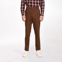 กางเกงผู้ชายขายาว ทรงเข้ารูป รุ่น JH F2PT0214-MH - สีน้ำตาล