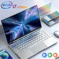 Portable Windows 11 Laptop Computer PC Intel Core i7 7500U 14.1" Notebook i7 20GB RAM 1TB 2TB SSD Office Study Gaming Laptops