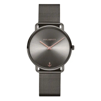 【PAUL HEWITT】德國原廠 33mm灰面 灰框 米蘭錶帶 手錶 女錶 情人節(PH002816)