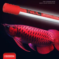 New NEC Arowana Lamp Color Brightening 6700K and 15000K Fish Tank Aquarium Tube Ornamental Lighting T8 Waterproof Diving 155CM