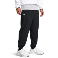 【UNDER ARMOUR】UA官方直營 男 Vibe Woven Jogger 長褲_1386557-001(黑色)