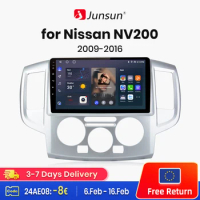 Junsun V1 AI Voice Wireless CarPlay Android Auto Radio for Nissan NV200 2009-2016 4G Car Multimedia GPS 2din autoradio
