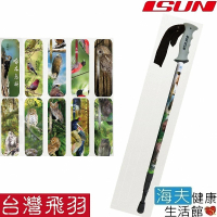 【海夫健康生活館】宜山 登山杖 台灣之美-飛羽/直把/三節/伸縮/台灣製造(B2)