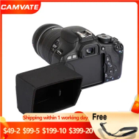 CAMVATE LCD Sun Hood Shade For 3" Fold-out Screen(Canon EOS R/M50/6D Mark/PowerShot G1X/Nikon COOLPIX P7800/Pentax K-70/K-S2)