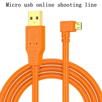 Connect the computer online shooting line for Canon 90d Nikon D7500 D5600 Sony ZV1a6300 a7r2 A9 A7