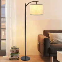 Nordic Modern Minimalist Matte Magic Cloth Cover Floor Lamp Suitable For Bedroom And Living Room
