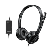 Rapoo H120 USB 多媒體立體聲耳機連咪 附送音頻分線