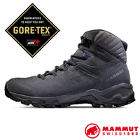 MAMMUT 男 Mercury IV Mid GTX 防水中筒登山皮靴.登山健行鞋_鈦金灰/黑