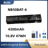 RUIXI Original 10.8V 47Wh NB50BAT-6 Laptop Battery For HASEE ZX6-CP5S ZX6-CP5S1 ZX6-CP5T QX-350 ZX6-CT5A2 CNB5S02 +Free Tools