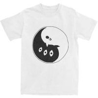 Funny Duality Goodnight PunPun Yin Yang T-Shirts Men Women's Cotton Oyasumi PunPun Tee Shirt Original Clothes