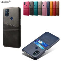 Business Case For OnePlus Nord N10 N100 8T 7T Pro Retro PU Leather Card Slots Wallet Case For OnePlus 5T 6T 7T 8T 5 6 7 8 Pro