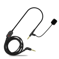 3.5mm Male Cord with Boom Microphone for WH-1000XM4/1000XM3 Headset Wire Dropship