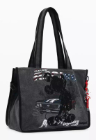 Desigual Medium Mickey™ denim shopper bag