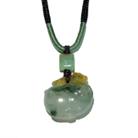【Fubibaoding jeweler 富璧寶鼎珠寶】冰種三彩飄花唐馬墜(天然A貨 冰種翡翠 生肖馬 送禮)