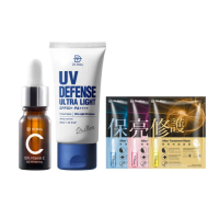 【Dr. May美博士】專業隔離清爽防曬乳SPF50 40ml+專業C15%美白精華10ml(抗UV清爽防曬 新升級維他命C15％)