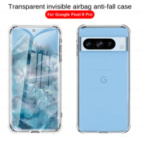 Pixel8Pro Transparent case for Google Pixel 8 Pro 8Pro Phone Protector For Google Pixel8 Pro Soft Shockproof bumper cover Coques