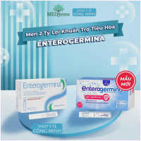 [Không còn nhiều] Men vi sinh ENTEROGERMINA hỗ trợ tiêu hóa và tăng cường sức đề kháng - 2 tỷ lợi kh