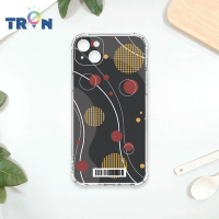 TRON IPhone 14 PLUS 日系和風圓點律動系列 四角防摔載具殼 軟殼 手機殼