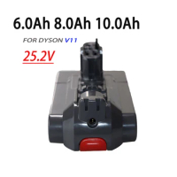 V11 25.2V 6000mAh 8000mAh 10000mAh for Dyson Lithium Click-in Rechargeable Battery Vacuum Cleaners V11 Absolute Extra SV15