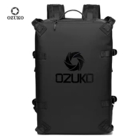 OZUKO Fashion Men Backpack Outdoor Motorcycle Helmet Backpacks 15.6 inch Laptop Backpack Male Waterproof Travel Bag Mochilas