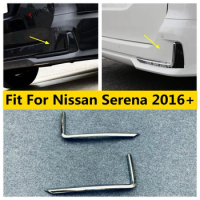 ABS Chrome Exterior For Nissan Serena 2016 - 2020 Accessories Rear Bumper Fog Lights Lamps Eyelid Eyebrow Stripes Cover Trim