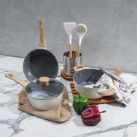 cookware set granite Cyprus white granit set 7