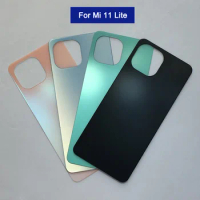 For Xiaomi Mi11 Mi 11 Lite Back Battery Cover Back Housing 3D Glass Cover Case For XIAOMI Mi 11 Lite Rear Door Back Cover