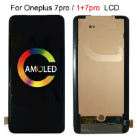 6.67" Supor Amoled lcd For OnePlus 7 Pro OnePlus 7Pro LCD Display Screen+Touch Panel Digitizer Frame For Oneplus 7T Pro lcd