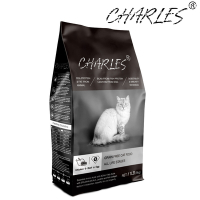 CHARLES 查爾斯無穀貓糧 5kg 全齡貓 (牛肉+雙鮮凍乾)