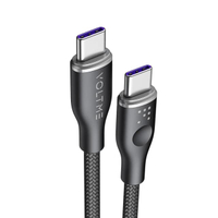 สายชาร์จรุ่น Rugg Series (USB-C เป็น USB-C) สีดำ ยาว 1.8 เมตร [รองรับ 5A / 100W]