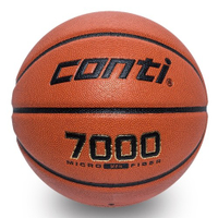 ｜享趣戶外｜CONTI 國際籃球協會FIBA認證 超細纖維PU8片貼皮籃球(7號球)-B7000-7-T