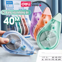 Bút Xóa Băng Học Sinh 40M/20M Deli - Xóa Sạch Bám Dính Tốt Khô Nhanh Viết Đè Lên Ngay Băng Kéo Văn P