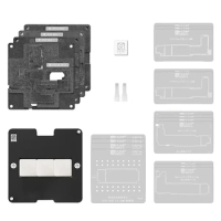AMAOE IP X-15 24 IN 1 Middle Layer Reballing Stencil Platform Kits For Iphone X XS XSMAX 12 13 14 15 Series Pro/Max Mini Plus