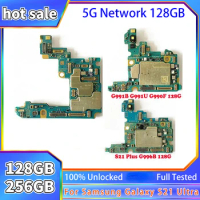 100% Unlocked Motherboard For Samsung Galaxy S21 G991U G991B G990F S21 Ultra G998U G998B S21 Plus 5G G996B G996U Logic Board