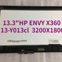 13.3 "LCD Touch screen Digitizer Panel Voor HP ENVY X360 13-y013cl 3200X1800 LED Vergadering Vervanging voor HP X360 13-Y013cl