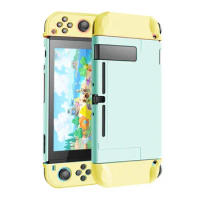 High Quality Rubberized Case Cover Coloful PC Protective Outer Coque Shell for Nintendo Switch Console Detachable Ultra Thin