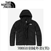 [ THE NORTH FACE ] 男 700fill羽絨外套 黑 / NF0A4NENJK3
