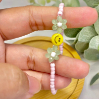 Gelang payet manik (DIY) manik smile bunga