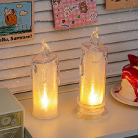 Flickering Flameless Battery Power LED Candles Tealight Night Lights Lamp for Wedding Birthday Party Valentine's Day Home Decor