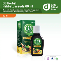 OB Herbal Habbatussauda 60 ml Sirup - Obat Batuk Herbal Meredakan Batuk & Gatal Melegakan Tenggoroka