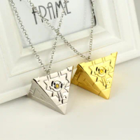 Anime 3D Yu-Gi-Oh Necklace Puzzle Yugioh Pendant Necklace Cosplay Pyramid Egyptian Eye Of Horus Long Chain Jewelry